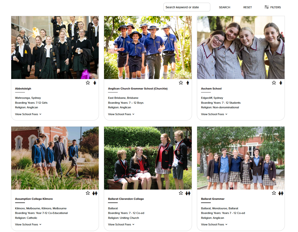 Case Study boarding school directry