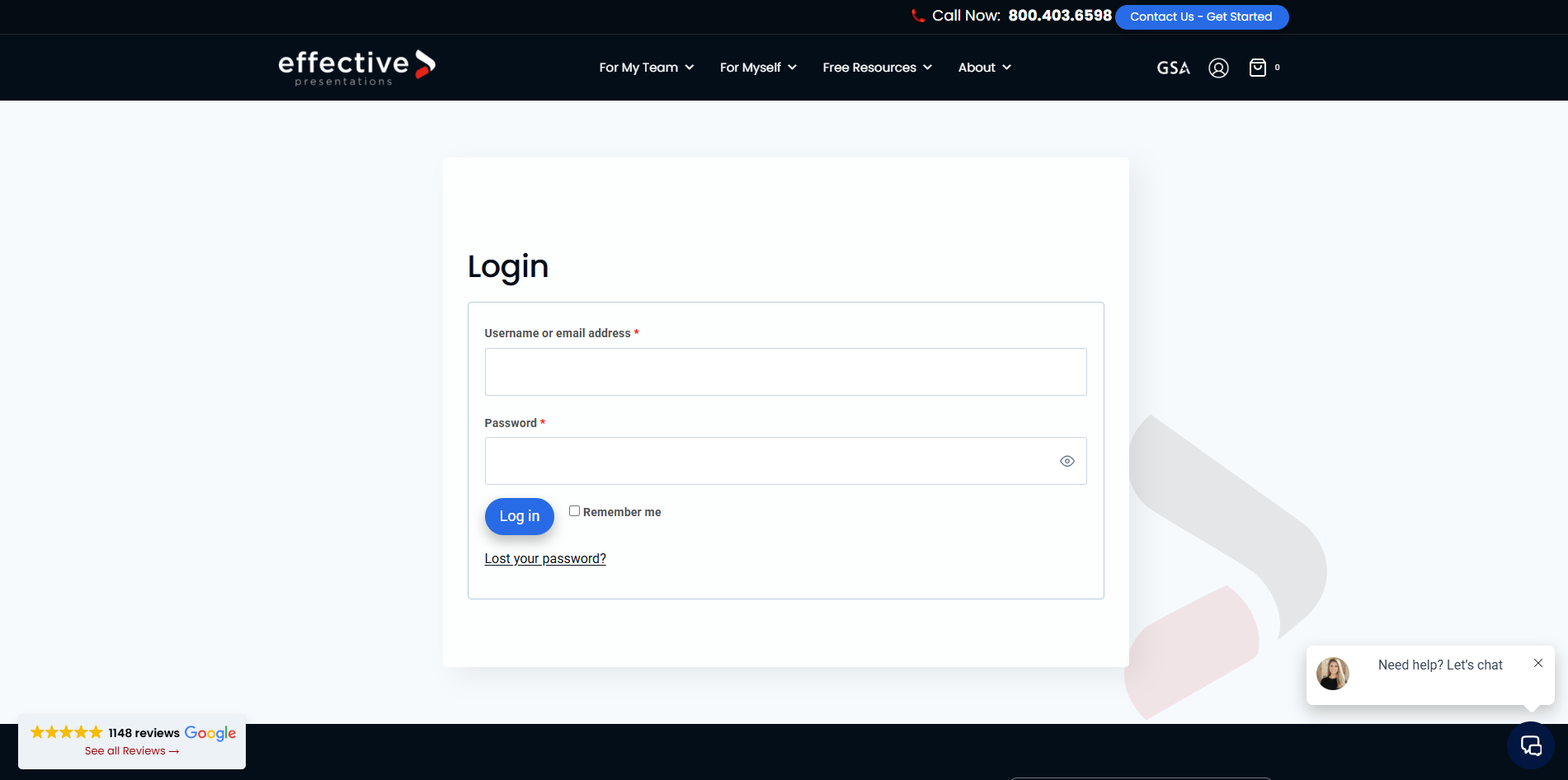 Case Study login-presentation